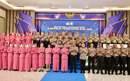 Keluarga Besar Polda Jatim Lepas Irjen Pol. Pasma Royce Emban Amanah sebagai Kapolda Bali